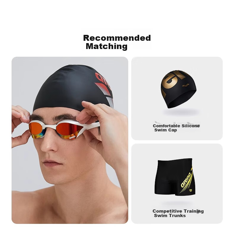 Arena High-Definition Anti-Fog Coated Racing Swim Goggles Professional Competition Training Fitness Swimming Glasses 12
