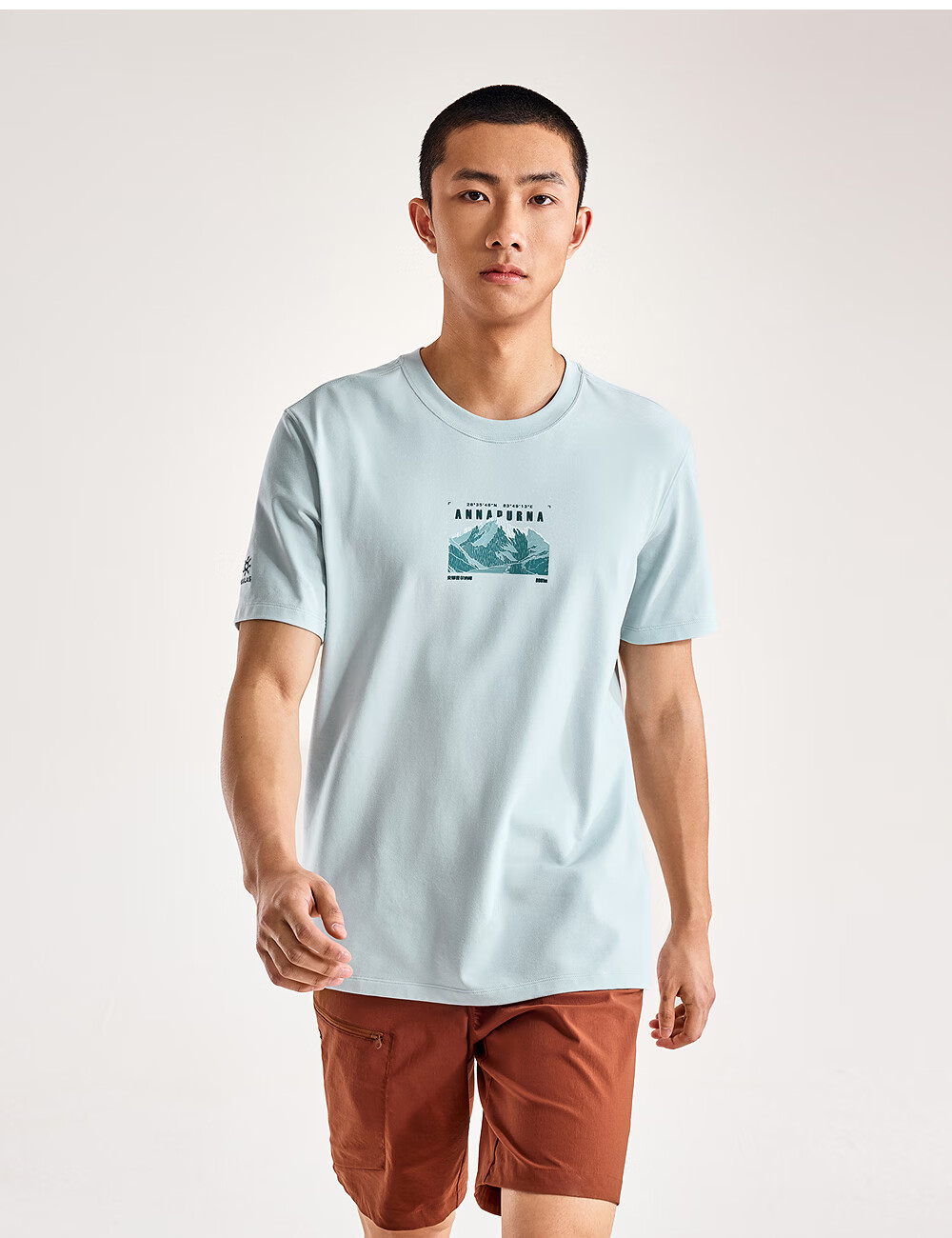 KAILAS Unisex Annapurna Peak Cotton T-Shirt Spring Summer Outdoor Hiking Breathable Short Sleeve Men Women 10