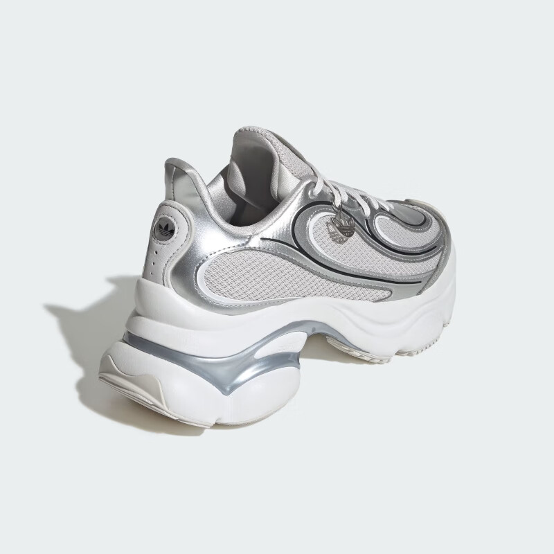 Adidas Trefoil Series, Women's OZVENUZ W Casual Shoes, KI0557, Metallic Silver, Size 36.5 4