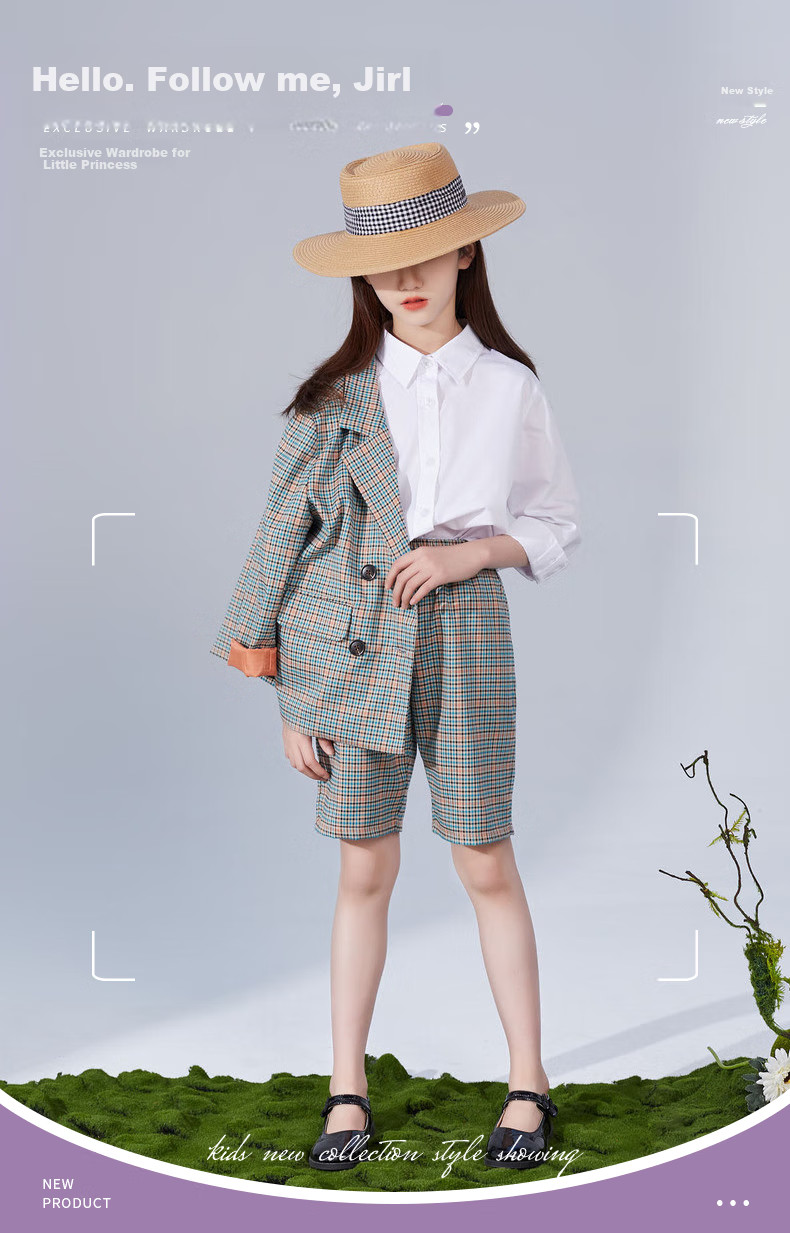 Follow Me Girls' Shirt, Children's Boys' White Shirt, Inner Layer Shirt, School Uniform, Versatile Inner Shirt, White, Size 160 1