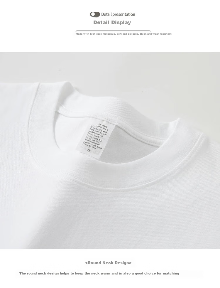 TUCANO Short-Sleeve T-Shirt for Men, Summer Pure Cotton Casual Versatile Round Neck Fashionable Printed T-Shirt Top Men's Undershirt 10