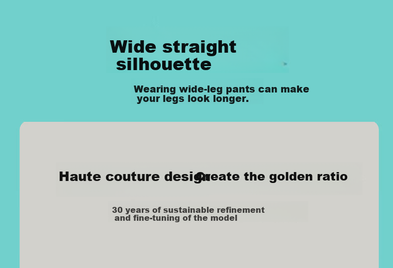 ESE-Y Wide-Leg Suit Pants for Women, Spring 2025 New Style, High-Waisted Draping Slimming Trousers, Black-Standard Size 31 4