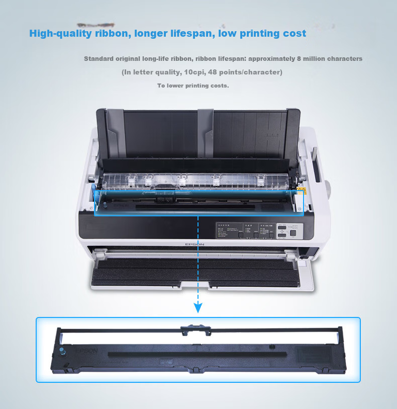 EPSON LQ-1600KIVH Wide-Format Receipt Printer, 136 Columns High-Speed Roll, Dot Matrix Printer 6