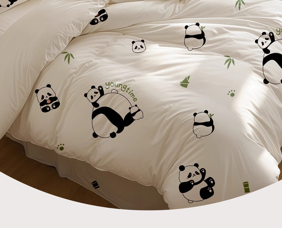 Youshiguang Hotel Disposable Bedding Set Four-Piece Thickened Double Travel Disposable Sheet Pillowcase Quilt Cover Set 1