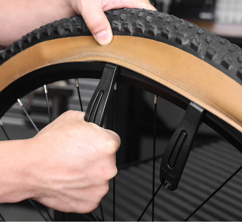 LEBYCLE Mountain Road Bike Tire Repair Tool Kit Portable Inner Tube Patch Glue Film with Tire Lever and Tire File 12