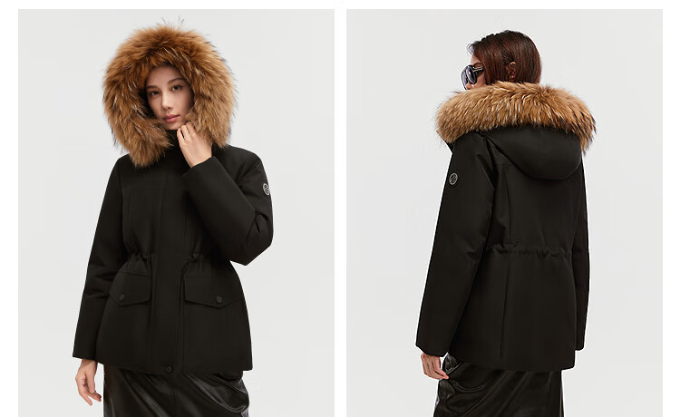 BOSIDENG Winter Goose Down High Fill Thickened Hooded Slim Jacket B250242214J Hot Sale Mall Same Style 1