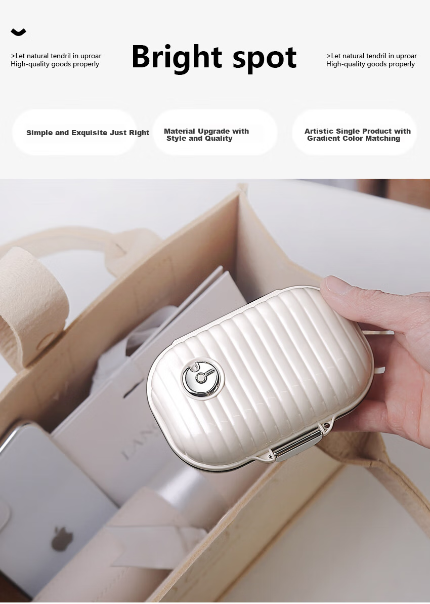 Daisy Leaf Portable Pill Organizer Box, Weekly Seven-Day Pill Reminder Dispenser for Elderly Medicatio 2