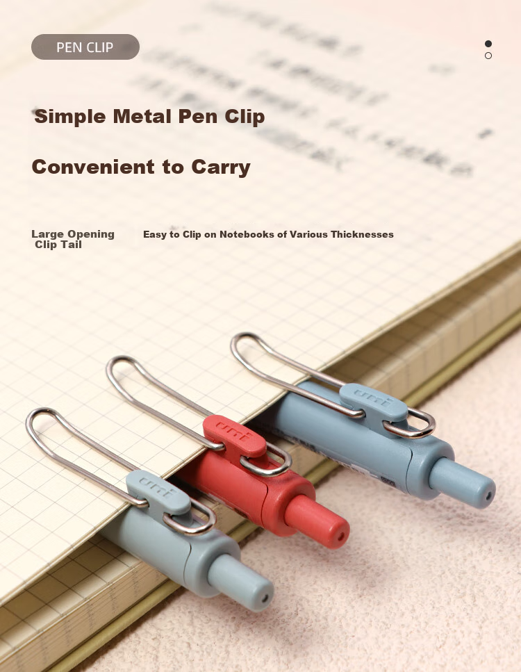 Uni-Mitsubishi Uni-Ball One Series, Small Concentrated Core Second Generation Blue Gel Pen, Aesthetically Pleasing 0.5mm Signing Pen, UMN-SF 5 Pcs 9