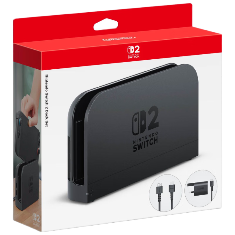 Nintendo Switch Original Charging Dock Set for Switch 2, Japanese Version, Switch 2 Original Accessories, Console Base Set