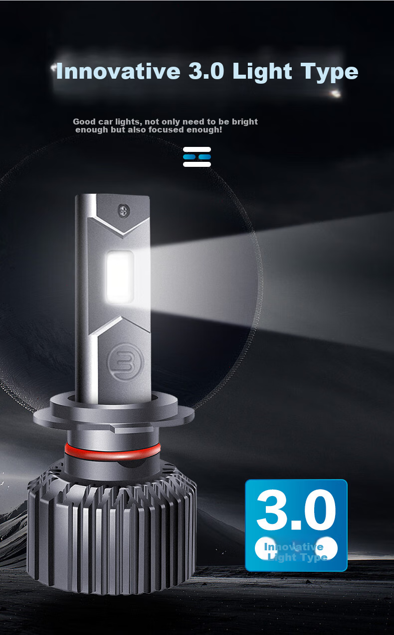 Cnlight 110W Automotive LED Headlight Bulbs, Laser Headlight Upgrade, Ultra-Bright High Beam And Low Beam for Cars, 9005 [2 Pieces] 5