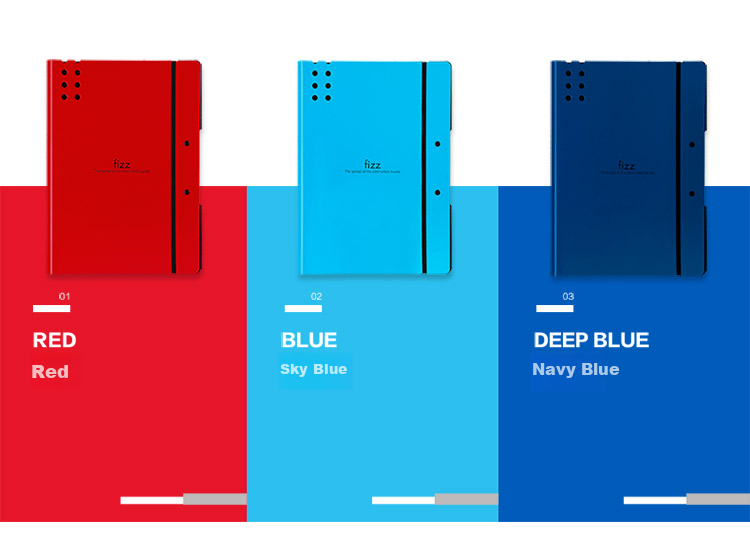 Fizz A4 Thick Hard Horizontal Folding Clipboard/document Holder/file Folder/writing Pad/organizer Clip Office Supplies Sky Blue A6382 8