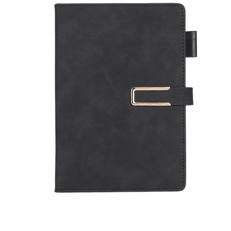 Jufu 2026 High-Quality Business Magnetic Buckle Leather Notebook, Journal, Fashionable Office Supplies, School Stationery, A5 Size, 100 Sheets, Graduation Gift, Reward Prize