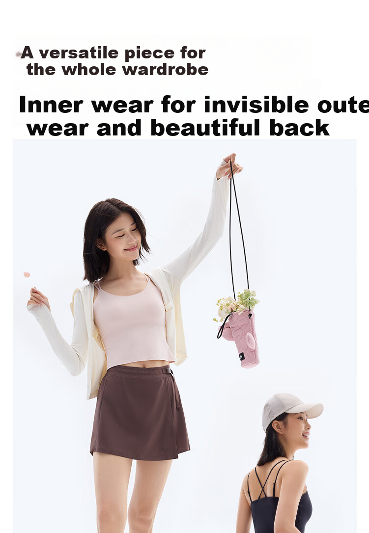 Banana Under Women's Camisole with Padded Bra-in, Lightweight Seamless Back Strap Tank Top for Layering or Outerwear 9