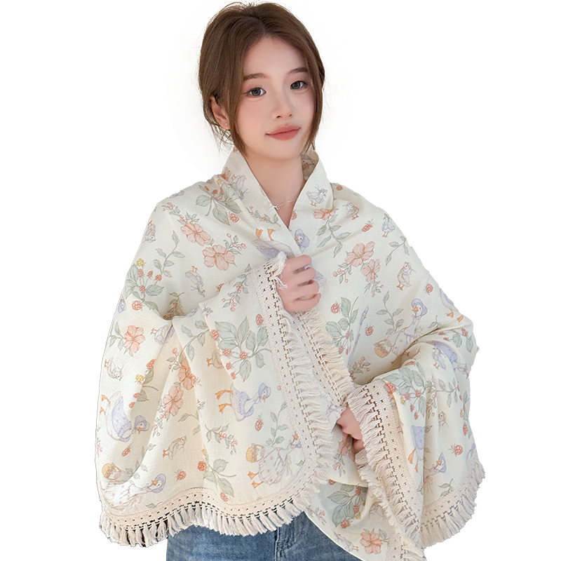 Shido Nursing Cover Multifunctional Maternity Shawl Breastfeeding Cloak Anti-Exposure Cape Dog Pattern