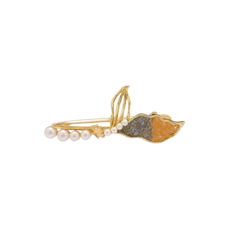 CHIMERA Dream Ocean Mermaid Tail Side Clip with Bangs and Side Hair Duckbill Hair Clip 6.1 Children's Day Gift
