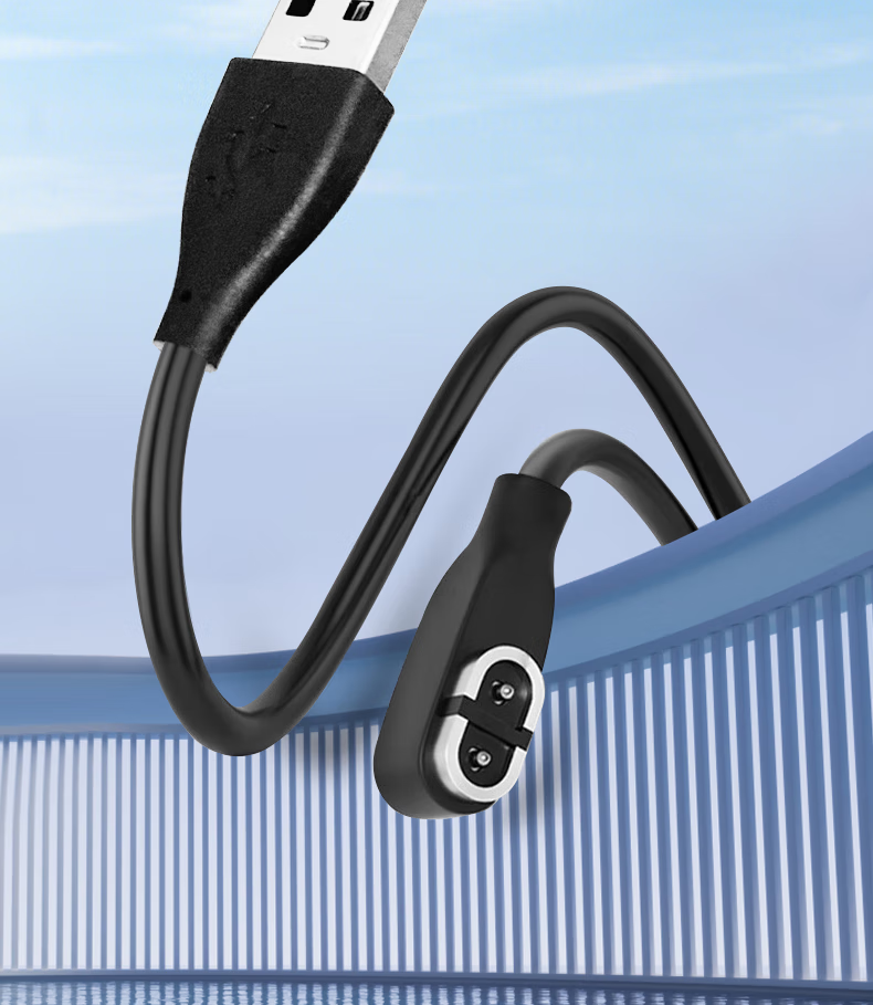 ESCASE Charging Cable for Shokz Bone Conduction Headphones S810/S803/AS800/OpenRun Pro/ASC100/102 Magnetic Type-C Charger Cable 2