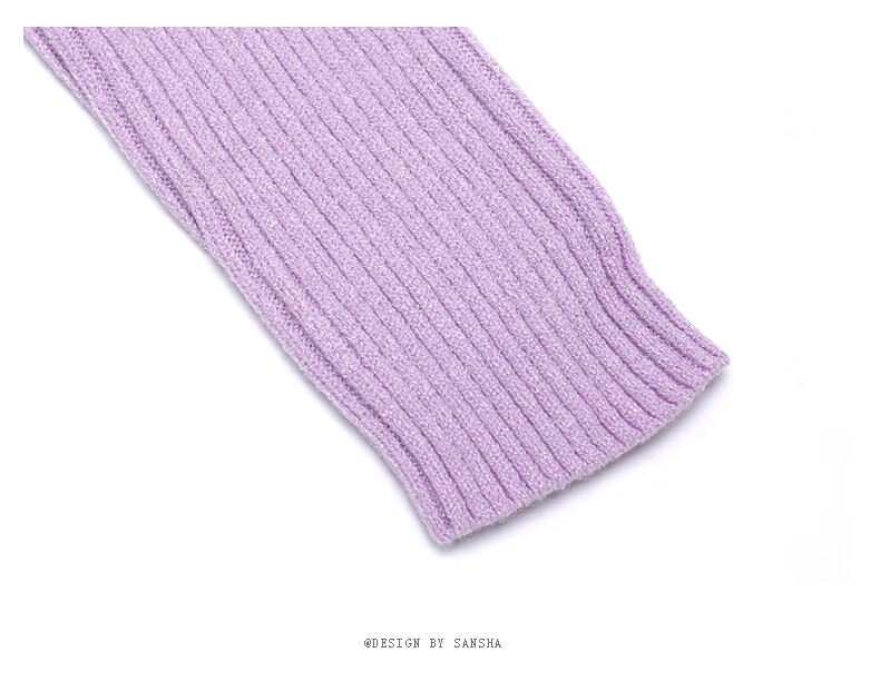 Sansha Children's Dance Sweater, Ribbed Knit Ballet Long-Sleeve Top, Pink, S-M 18