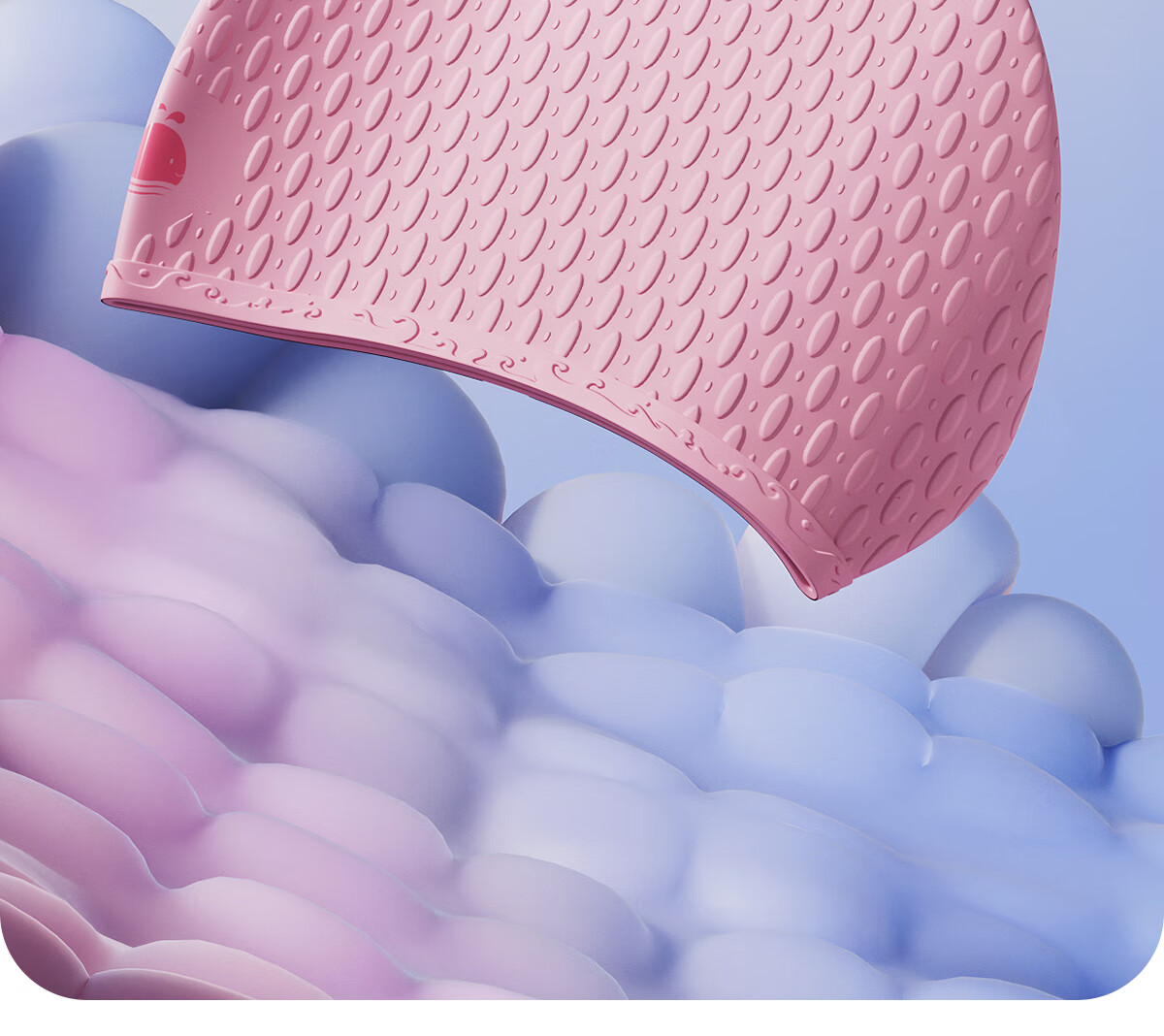 361° Children's Swim Cap, Girls' Professional Comfortable Non-Binding Silicone Particles Swimming Cap, Long Hair Baby Ear Protection Cap 3