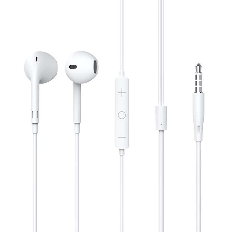 KUGOU Hi-Fi Enhanced Wired Semi-In-Ear Earphones 3.5mm with Remote HD Mic Compatible with Apple Huawei Honor Xiaomi Vivo Smartphones Computers Tablets F10
