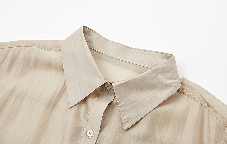 Demana Sweet Oxygen Dopamine Spring Autumn Breathable Lyocell Polo Collar Lightweight Relaxed Shirt Women's Top 15