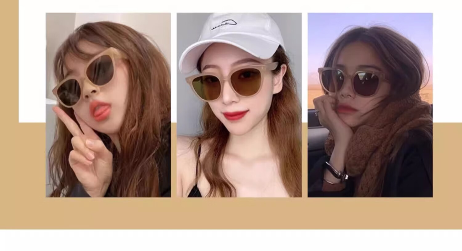 GOGOSOON New 2025 Sunglasses for Women, Liu Yifei's Style, UV Protection, Retro Round Frame, High-End Eyewear 8