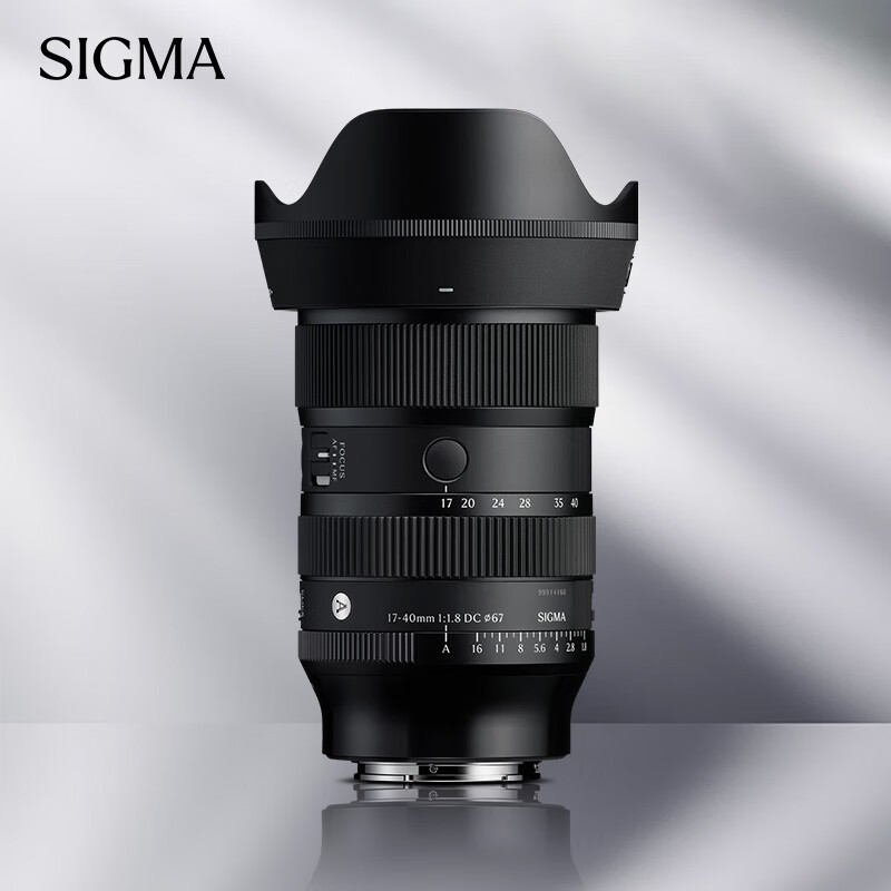 SIGMA Art 17-40mm F1.8 DC APS-C Mirrorless Lens 1740 Constant Large Aperture Standard Zoom Lens Live Streaming Tool (Fujifilm X Mount)