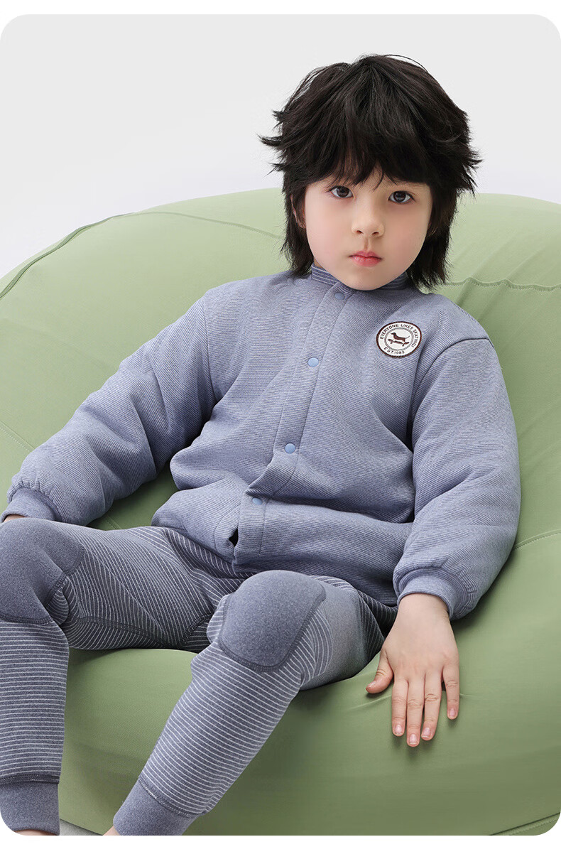 NUBIWU Kids Cotton Jacket Autumn Winter Thickened School Uniform Liner Warm Underwear Coat Boys Cotton Coat 30