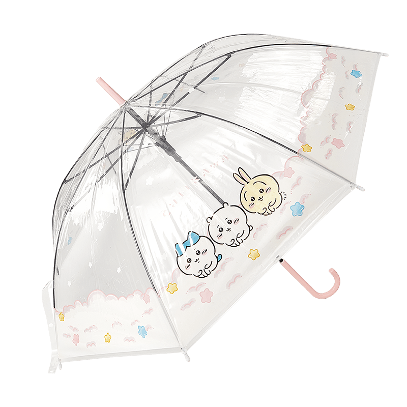 MINISO Chiikawa Series Transparent Long-Handle Umbrella
