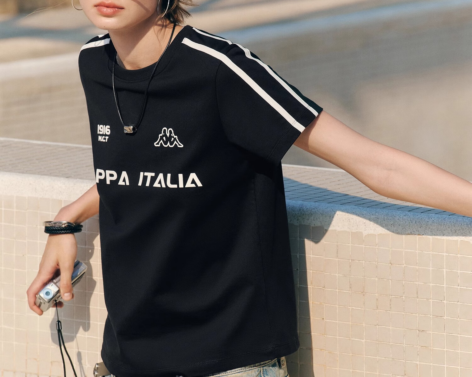 Kappa Back-to-Back Women's Sports Short Sleeve 2026 New Summer Pure Cotton Breathable T-Shirt Running Top K0F42TD22D 15