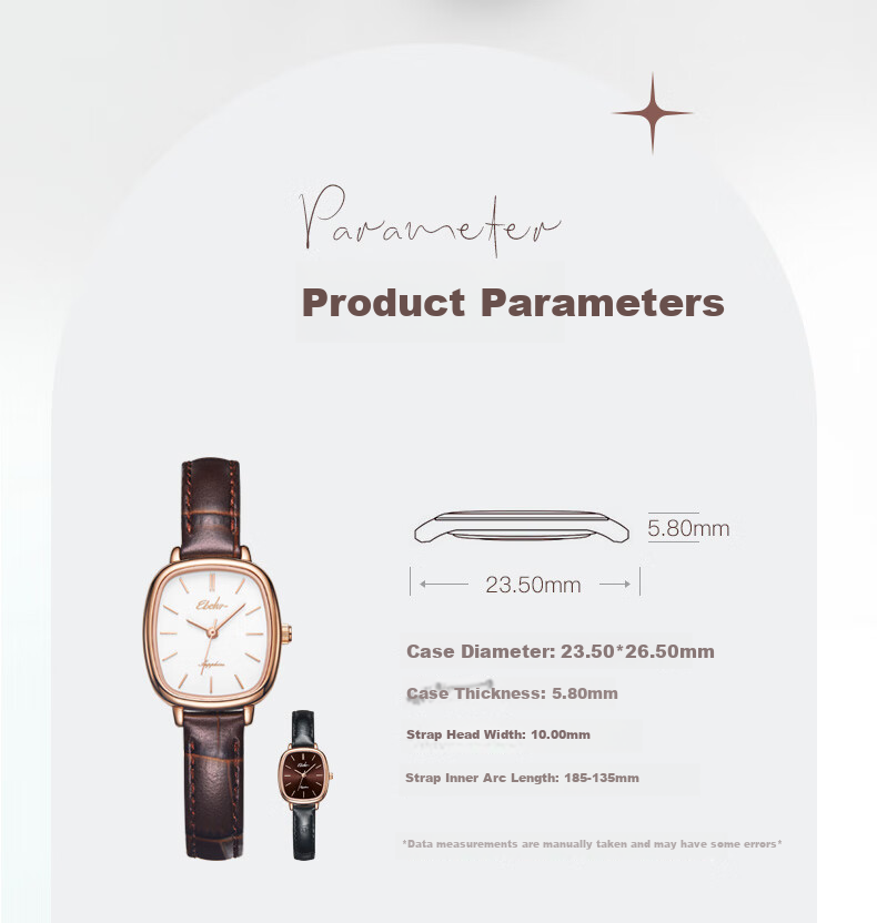 EBOHR Women's Watch, Kana Series, Fashionable White Dial Quartz Ladies Watch, Gift for Girlfriend's Birthday Or Mid-Autumn Festival, Model 51653446 13