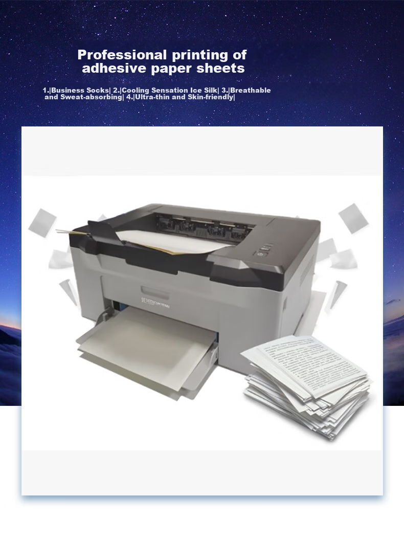 CUMTENN CTP-2206 A4 Self-Adhesive Printer Sticker Label, Black And White Laser Printer for Home Work And Office Use 6