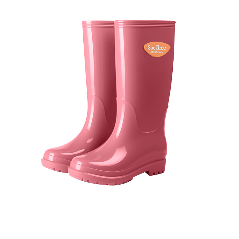SooGree High Tube Rain Boots Waterproof Work Rubber Shoes Fishing Field Rain Boots Low Tube Water Shoes Waterproof Overshoes