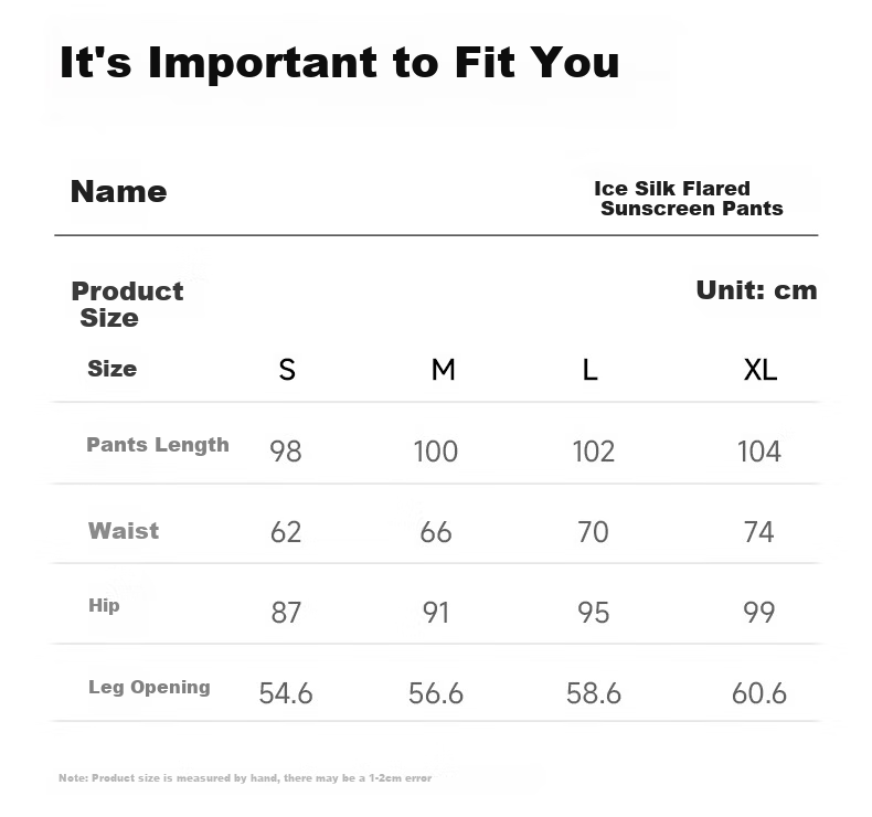 MJ STYLE Women's Ice Cool Flared Wide-Leg Pants 2026 Summer Thin UV Protection High Waist Slimming Yoga Sports Trousers 3