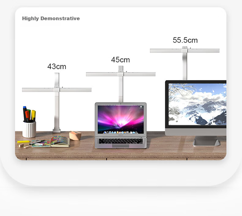 Dpdupi Eye Protection Lamp for Study, Reading, Homework, Students And Children, Smart Screen-Friendly Desk Lamp with Intelligent Lighting to Protect Visio 27