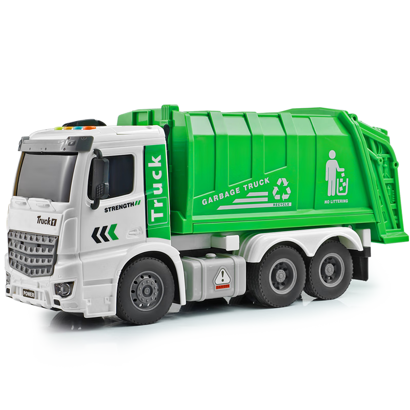 Aibilu Large Children's Toy Garbage Truck City Cleaning Vehicle for Boys and Girls Ages 2-6 Birthday Gift