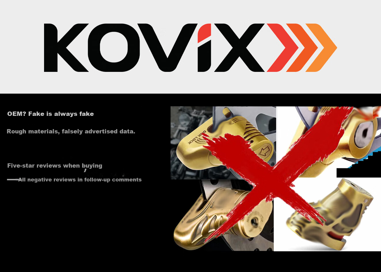 KOVIX KVC1 Motorcycle Disc Brake Lock, Electric Bike Lock, Mountain Bike Anti-Theft Lock, Waterproof C-Grade Lock Core, Scooter Lock 18