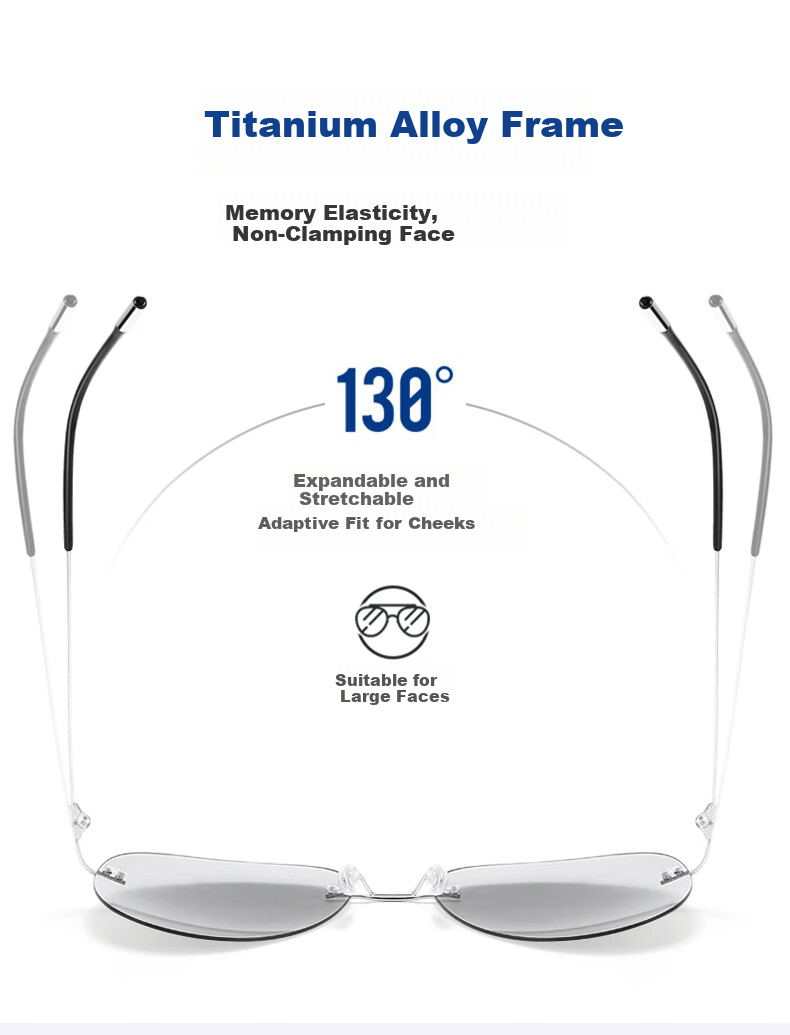 Bertha Ultra-Light Photochromic Sunglasses for Men, Driving-Specific Glasses, UV Protection, Polarized Fashionable Sunglasses for Wome 12