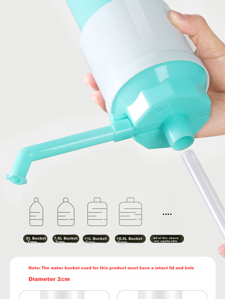 BJ Water Pump, Bottled Water Pump, Manual Water Pressurizer, Water Lifter, Household Water Pumping Device 5