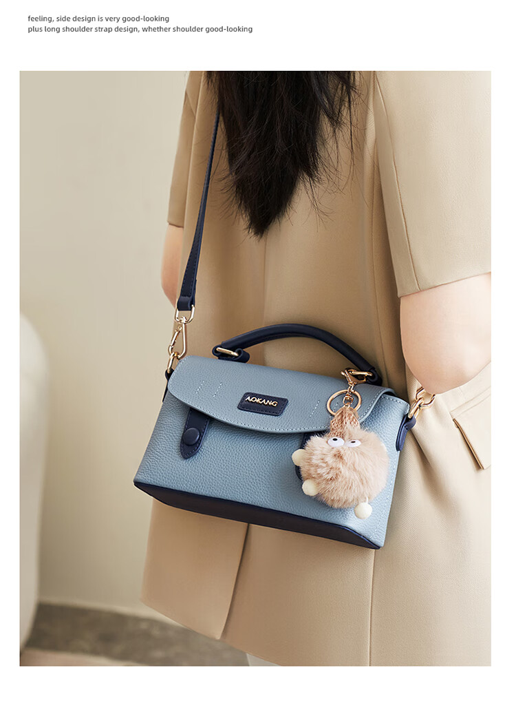 Aokang Women's Handbag, 2026 New Cowhide Small Tote Bag, Light Luxury Crossbody Shoulder Bag, Birthday And 520 Gift for Girlfriend Or Wife 12