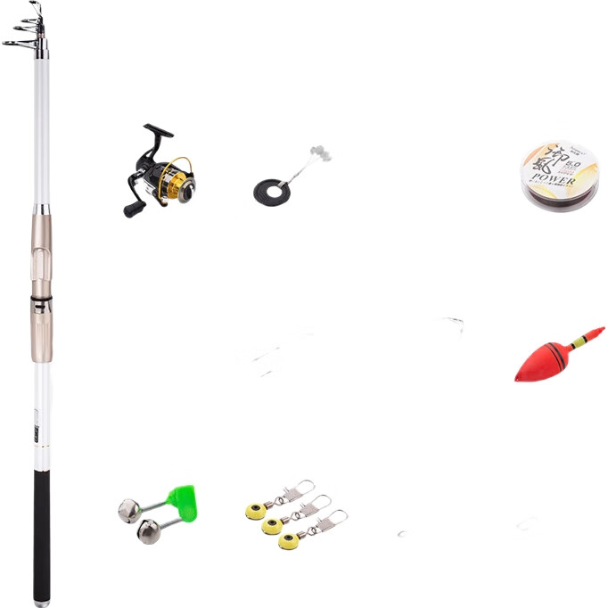 Удочка GW Fishing Rod, Baoying Tuo 2.4 метра, ультра-жесткая морская удочка, полный комплект, кастинговая удочка, для дальних забросов