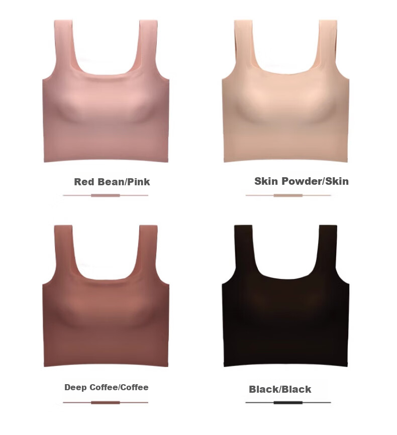 GUJIN Ice Silk Seamless Tank Top for Women with Built-In Bra Pads, Spring Thin New Style for Outer Wear, White XL 13