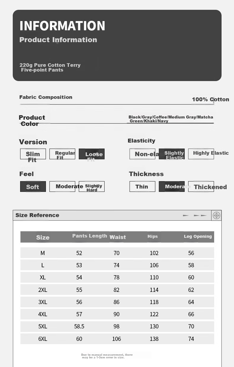 JEANSWEST LIFE Men's Summer Thin Cotton Casual Loose Sports Shorts 2026 New Five-Point Pants 2