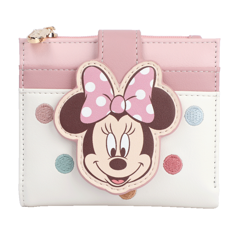 Disney Card Holder, Cute Mini Card Holder for Girls, Coin Purse, Minnie Mouse Birthday Gift for Girls
