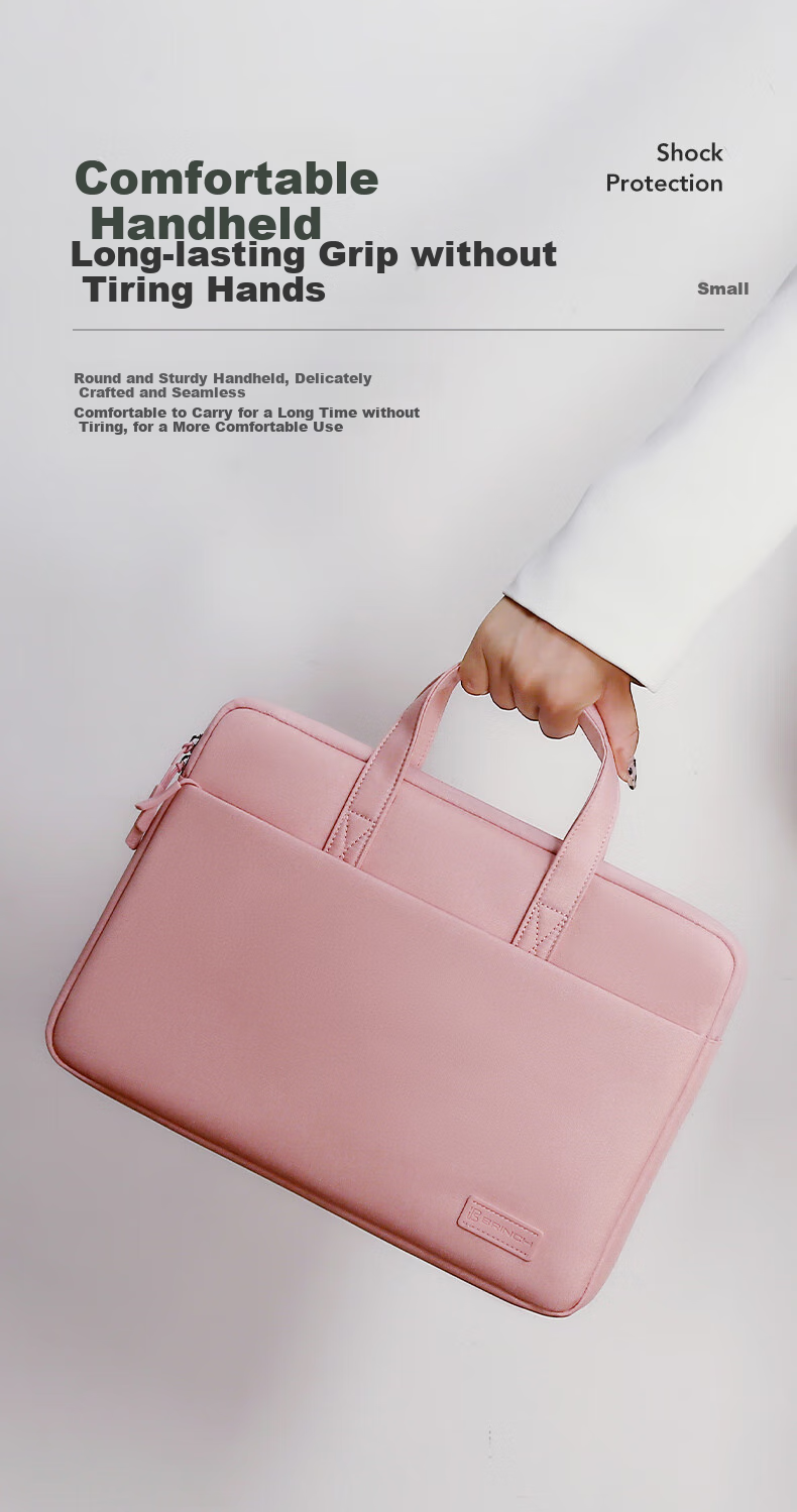 BRINCH Laptop Bag for 12/13.3-Inch Thin And Light Large Capacity, Suitable for Xiaomi Huawei Business Handheld Laptop Bag 3