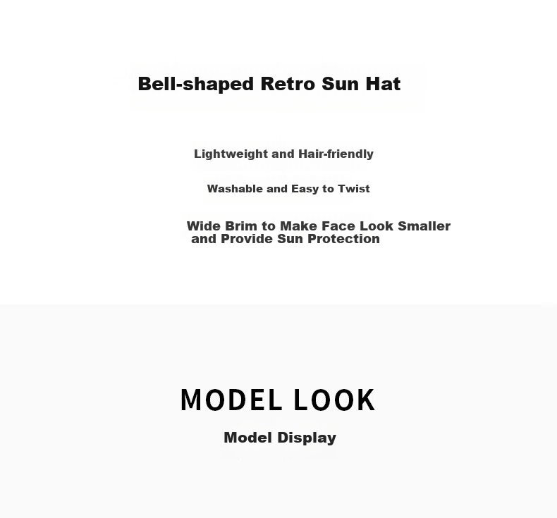 Kenmont Wide Brim Sun Protection Hat for Women, Summer Celebrity Style Sun Visor, UV-Resistant Lightweight Face-Slimming Sunhat 6214 2