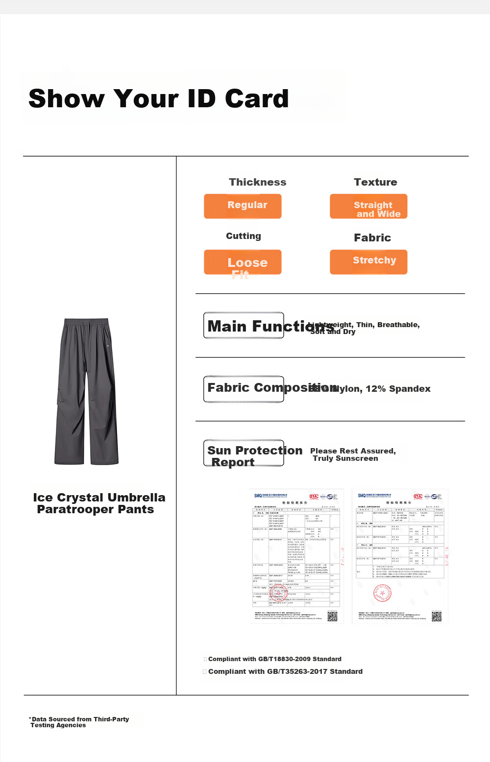 VVC Sun Protection Pants for Women, Summer UV-Resistant Breathable Straight-Leg Casual Versatile Trousers, Starry Gray, Size M 11