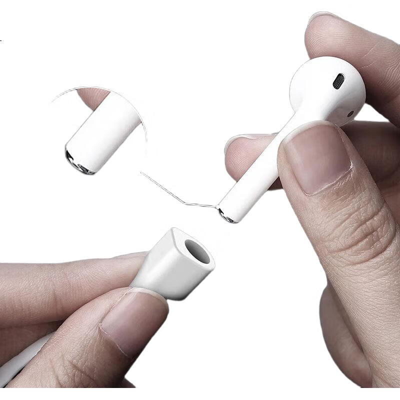 Магнитный противоскользящий ремешок KMaxAI для Apple AirPods 4/3/2 Pro, для беспроводных наушников, черный
