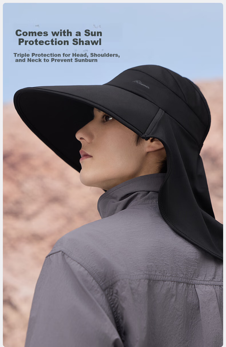 MISSION UV Sun Protection Hat for Men with Face Shield, Fishing Bucket Hat, Hiking Cap, Summer Outdoor UV-Resistant Sun Hat 6