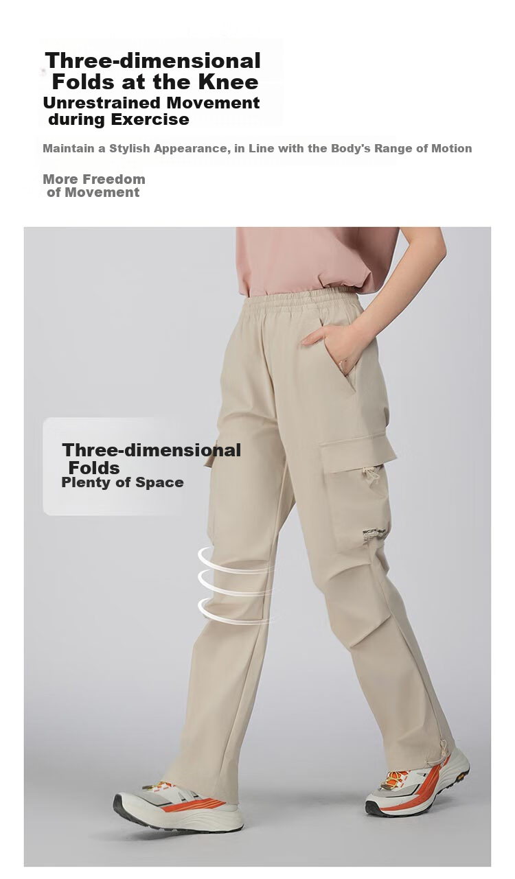 SCALER Quick-Dry Pants for Men And Women, Outdoor Hiking Trousers, Stretchy Casual Sports Cargo Climbing Pants F3516D01 4