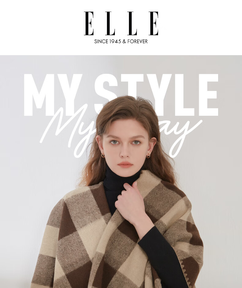 ELLE Women's Warm Shawl Office Essential Summer Air Conditioning Room Nap Travel Gift for Girlfriend 20